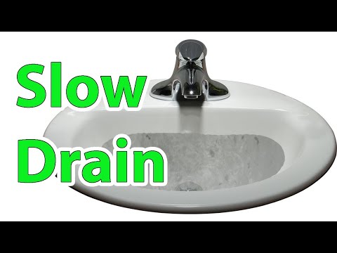 How Do You Fix A Slow Draining Bathroom Sink?