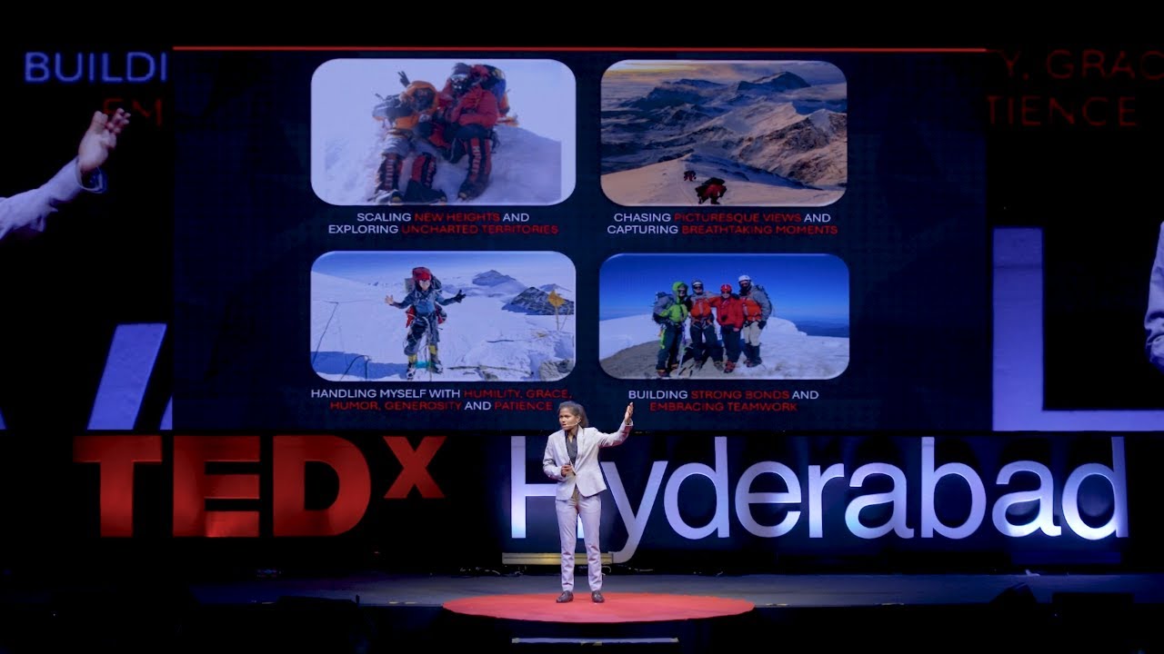 Summiting Lifes Peaks Journey of the Youngest Everest Conqueror  Malavath Poorna  TEDxHyderabad