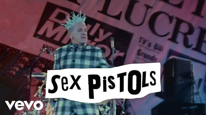 Pretty Vacant Live version - Live performance video thumbnail