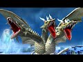 Godzilla Unleashed Monster Battle Intro KIRYU vs ICE King GHIDORAH WII PS2 ゴジラアンリーシュド 《哥斯拉：能量释放》