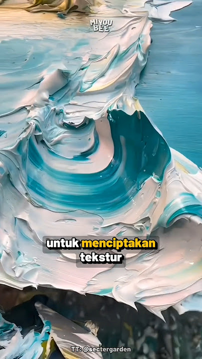 Lukisan 3D dengan teknik impasto
