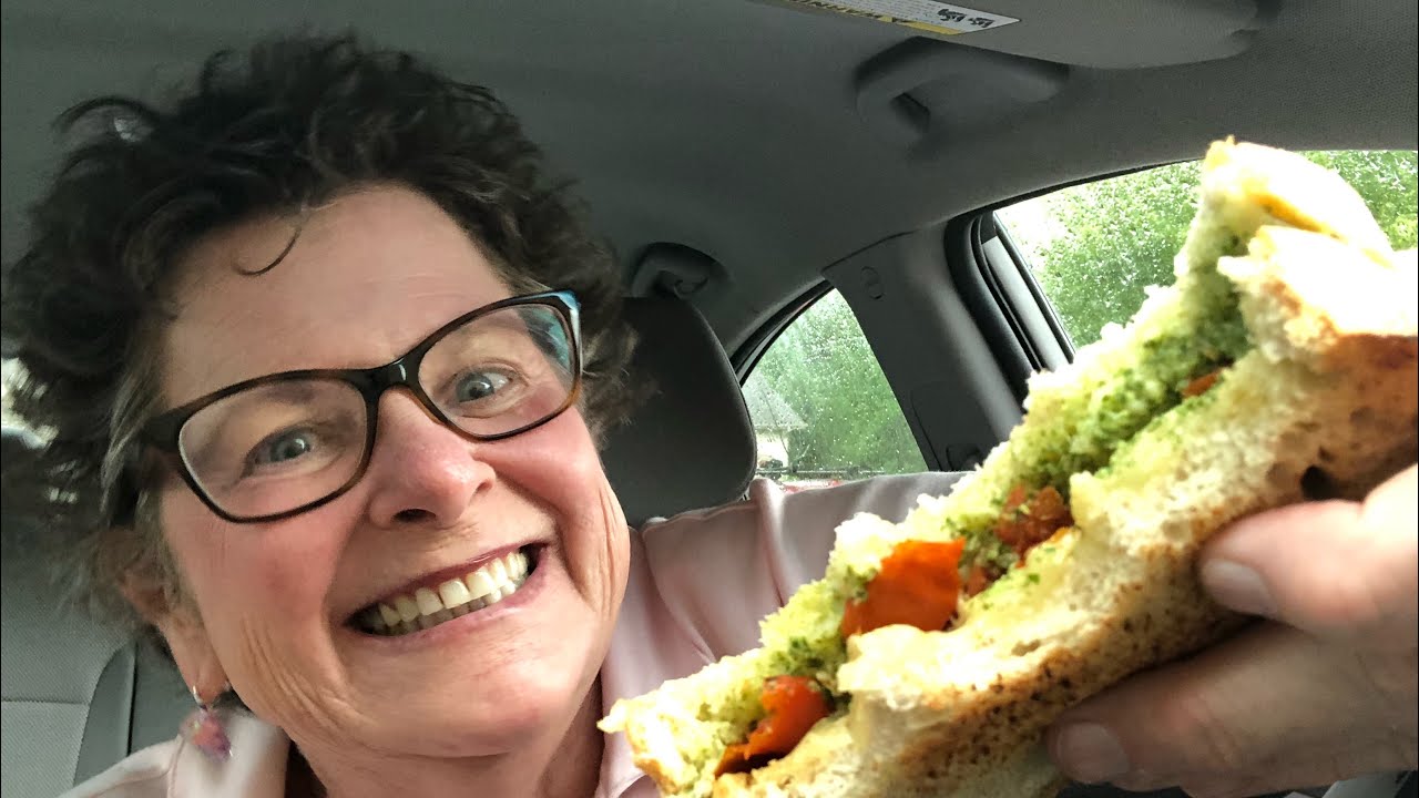 Trying DUNKIN’S NEW Tomato Pesto Grilled Cheese Sandwich, Mango