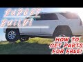 Toyota 4Runner Budget build Parts For Free!!