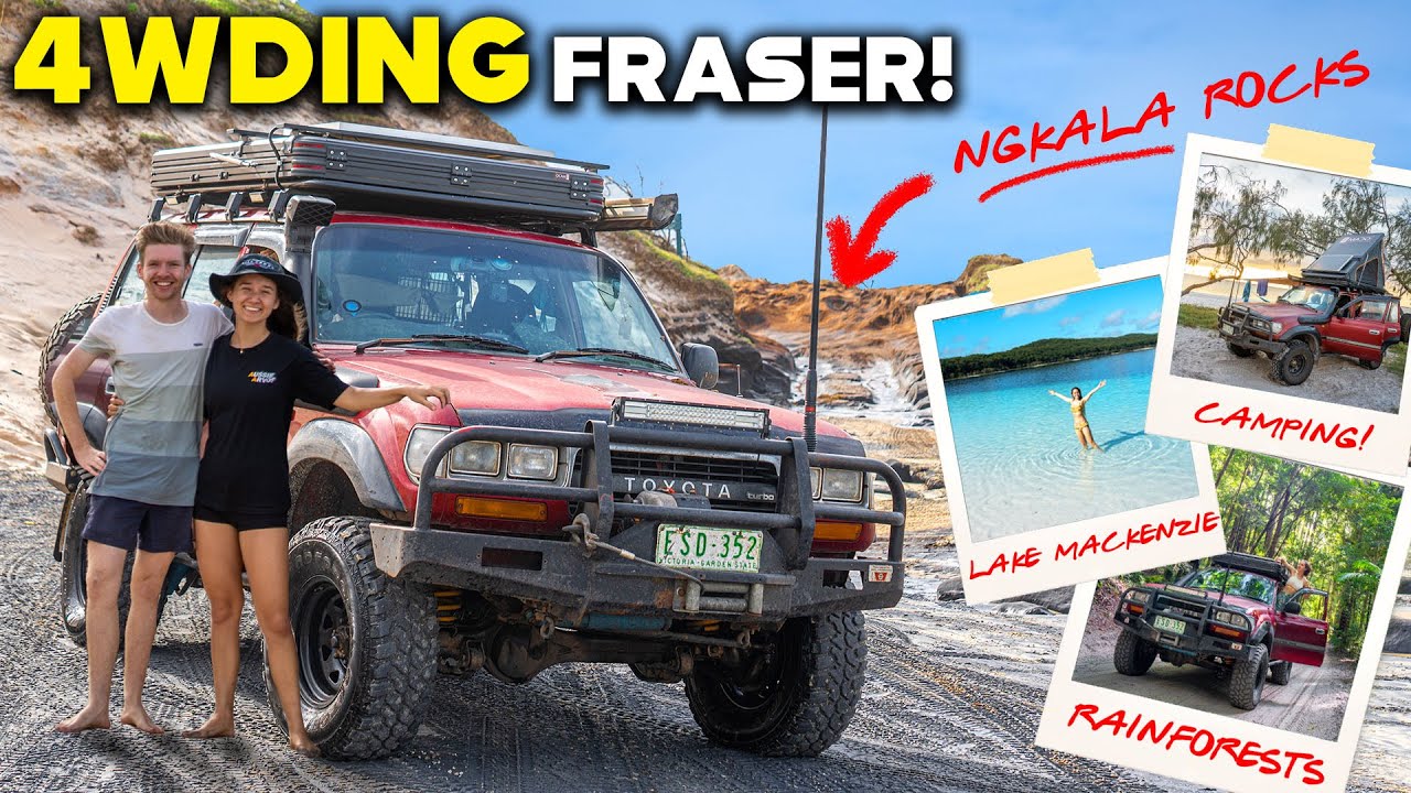 COMPLETE Fraser Island 4WD CAMPING Adventure! | BREAKDOWNS, WILD ...