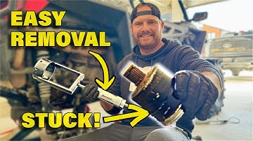 Stuck CV Joint! - TOP 5 Removal Methods + SuperATV CV Axle Puller