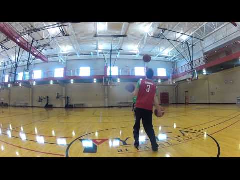 Basketball-Juggling Trick Shot