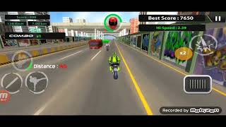 3d hero superhero spider rider - moto traffic shooter screenshot 1