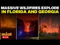 Live: Georgia wildfires grow amid extreme drought conditions | cancellations, homes destroyed