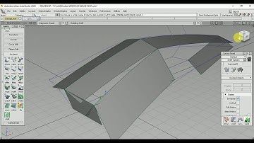 Autodesk Alias II SPACESHIP STYLING SURFACE CAD TUTORIAL 2