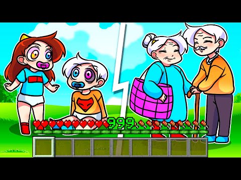 😨 Майнкрафт но МЫ СТАРЕЕМ с Каждым Уровнем!