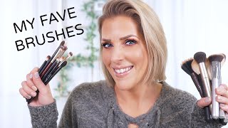 MY FAVORITE MAKEUP BRUSHES | EXTENSIVE OPTIONS | TIME STAMPS