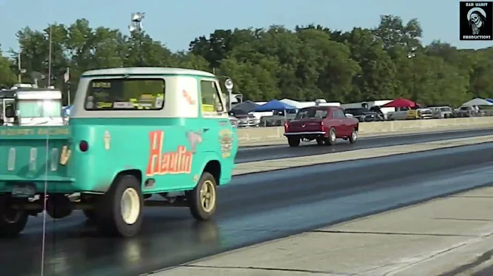 Brew City Gassers going at it from the 2023 Glory Days Drags at Byron Dragway
