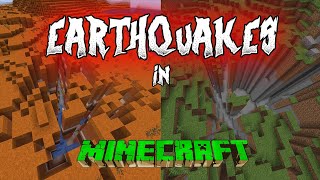 Earthquakes in Minecraft - Ager's Earthquake Generator mod