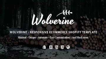 Wolverine - Responsive Multipurpose Shopify Theme | Themeforest Website Templates and Themes