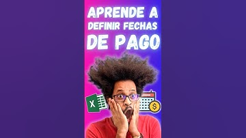 📅💰 Aprende a definir fechas de pago con Excel fácilmente 🖱️✨ #ExcelTips #PaymentSchedule