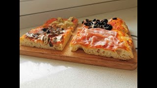 Bonci Pizza! Highly hydrated pan pizza