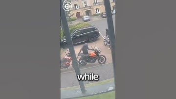 Pencuri Mencuri Motor yang Terparkir dalam Hitungan Detik!