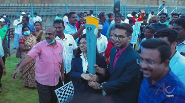 Thanjavur 44TH CHESS OLYMPIAD TORCH RELAY 2022 | Medallin Sports Pvt Ltd | AK DIGITAL STILLS
