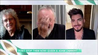 Brian May, Roger Taylor, and Adam Lambert on "This Morning" - 7 October 2020