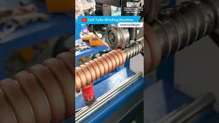 Helical Tube Coiling Winding Machine For Tube In Tube Heat Exchanger #machine #heatexchanger