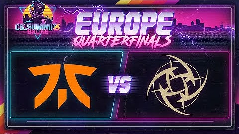 Fnatic vs Ninjas in Pyjamas (Overpass) - cs_summit 6 Online: EU Playoffs - Game 1