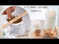 Diy soy wax candles guide step by step tutorial  tips