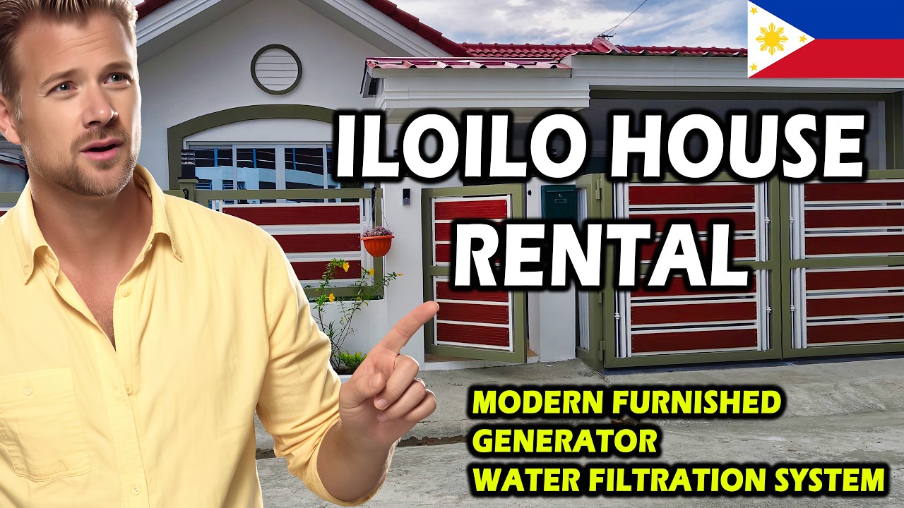 Hard To Find Iloilo House FOR RENT Furnished By American, Philippines