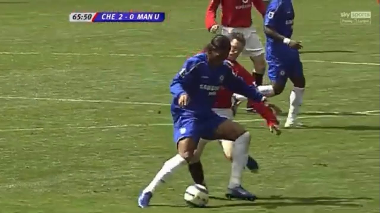 Didier Drogba vs Manchester United - Premier League 2005/06 (H)