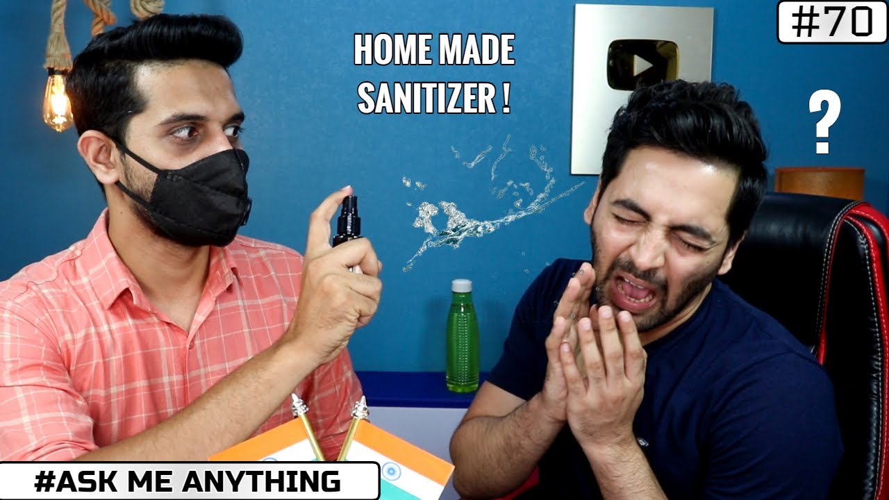 #AskRuhez - Home Made Sanitizer,India Lockdown Free Data,Mi A4 India,Budget Gaming Phone,Blue Filter