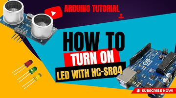 Arduino Tutorial 005: How to use ultrasonic sensor HC-SR04 with arduino to control LED.