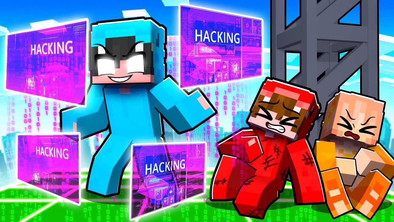 Me Convertí en un HACKER PROTECTOR en Minecraft!