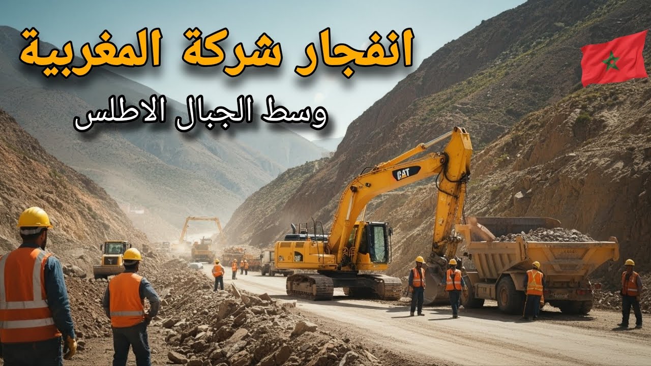انفجار اضخم مشروع وسط الجبال الاطلس المغرب 😱