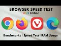Edge Vs Chrome Vs Firefox Vs Vivaldi Speed Test | 2023 Edition image