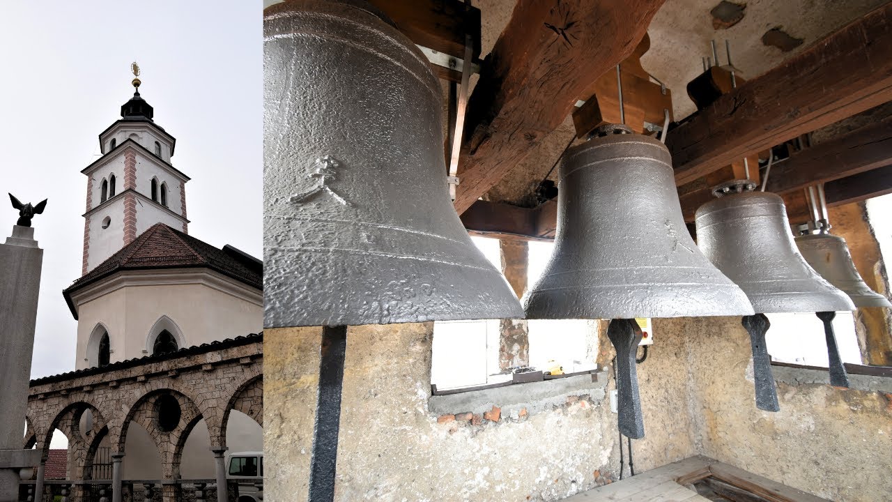 Kranj (SLO) Cerkev Rožnovenske Matere Božje -zvonovi