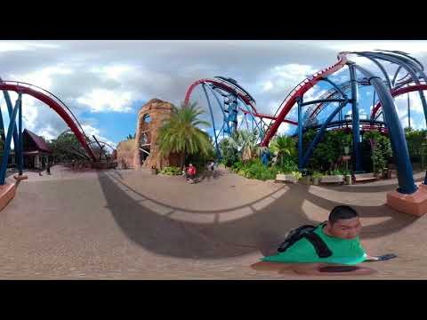 getaways near delhi Test Video 360 Shiekra Dive Coaster Off Ride Busch Gardens Tampa Florida