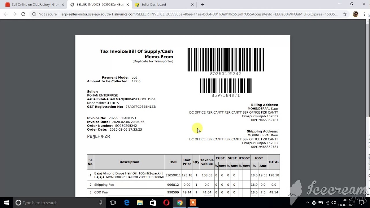 CLUBFACTORY ORDER PROCESS PART 1 6 FEB 20