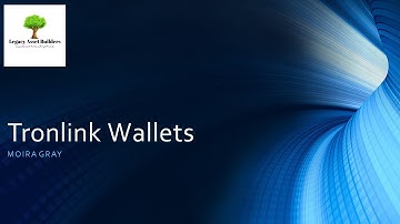 Tronlink Wallet Training