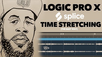 Time Stretching Loops in Logic Pro X is TOO Easy!! Made a Crazy Beat using Splice Sample [Tutorial]