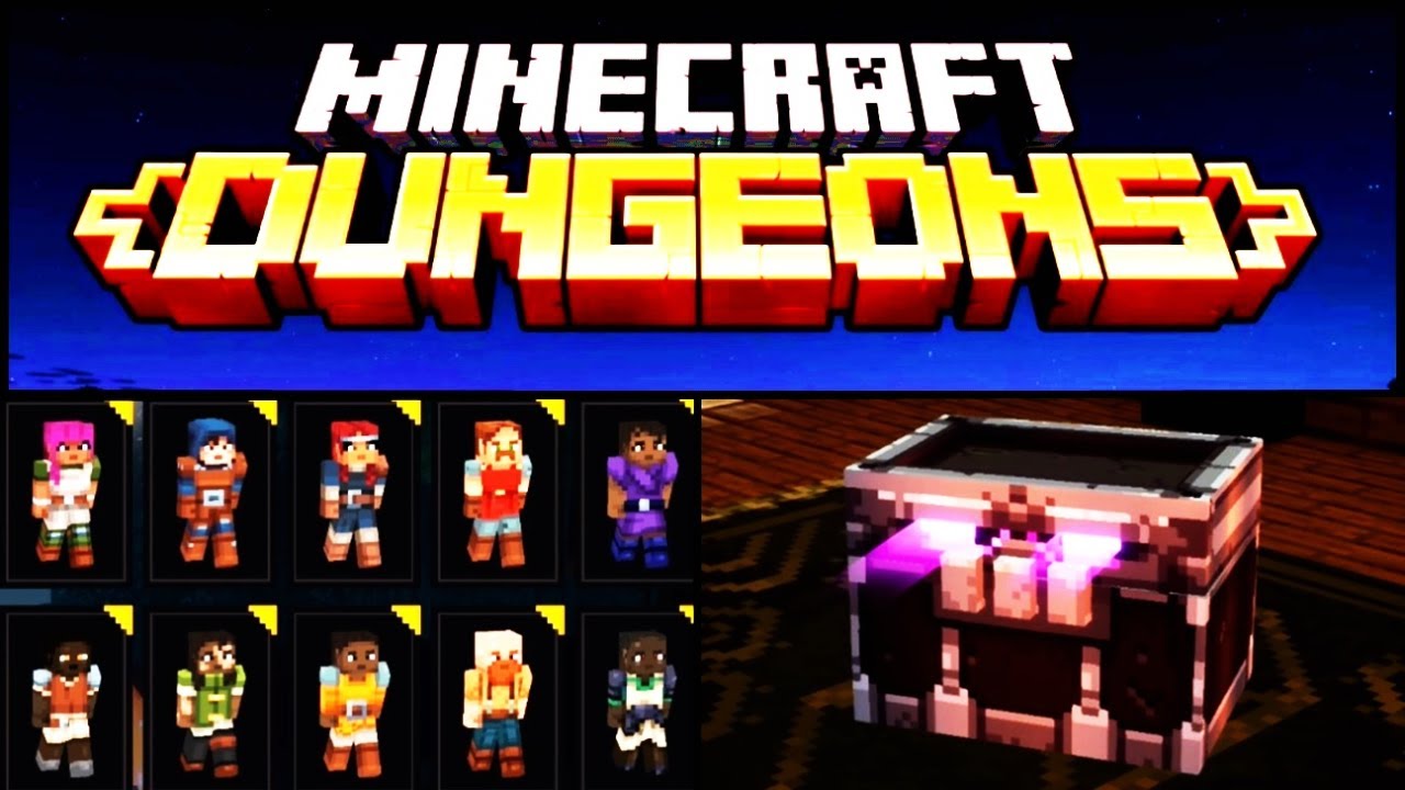 Squid Coast Creeper Woods Gameplay Character Creation Minecraft Dungeons Youtube