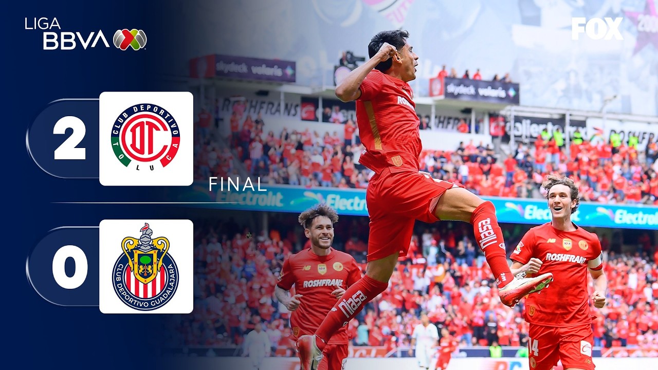 TOLUCA 2-0 CHIVAS | RESUMEN Y GOLES | LIGA MX | CLAUSURA 2026 | JORNADA 8