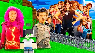 SHARKBOY AND LAVAGIRL PROTECT BABY FROM A WE CAN BE HEROES APOCALYPSE IN MINECRAFT! screenshot 4