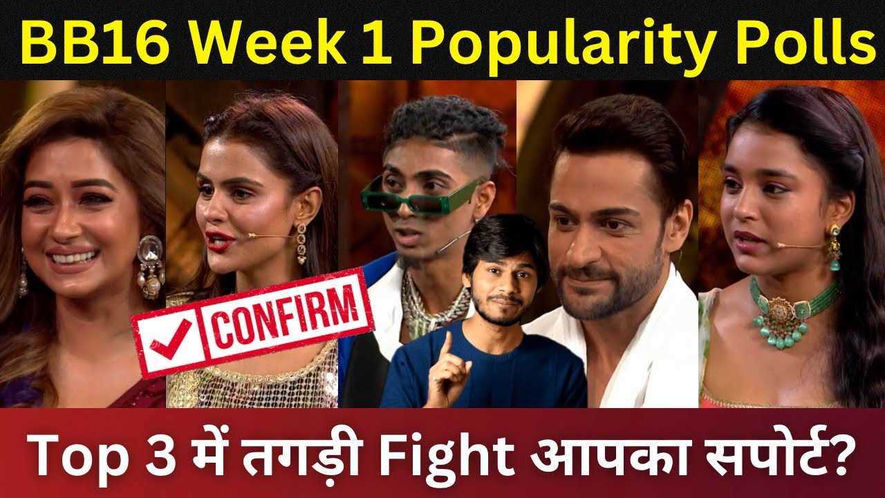 Bigg Boss 16 Week 1 Popularity Polls Top 3 में तगड़ी Race, Your Support?