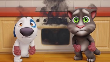 👨🏻‍🍳🍔 Chef Tom vs. Chef Hank (Cooking Show) - Talking Tom Shorts (S2 Episode 11)