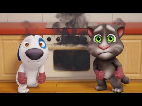 👨🏻‍🍳🍔 Chef Tom vs. Chef Hank (Cooking Show) - Talking Tom Shorts (S2 Episode 11)