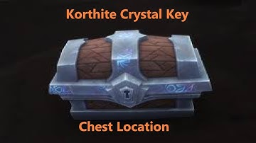 Wow 9.1 - Where to find Chest for Korthite Crystal Key - Key & Chest Location!