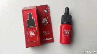 Review Peripera Ink Velvet No01 Sellout Red