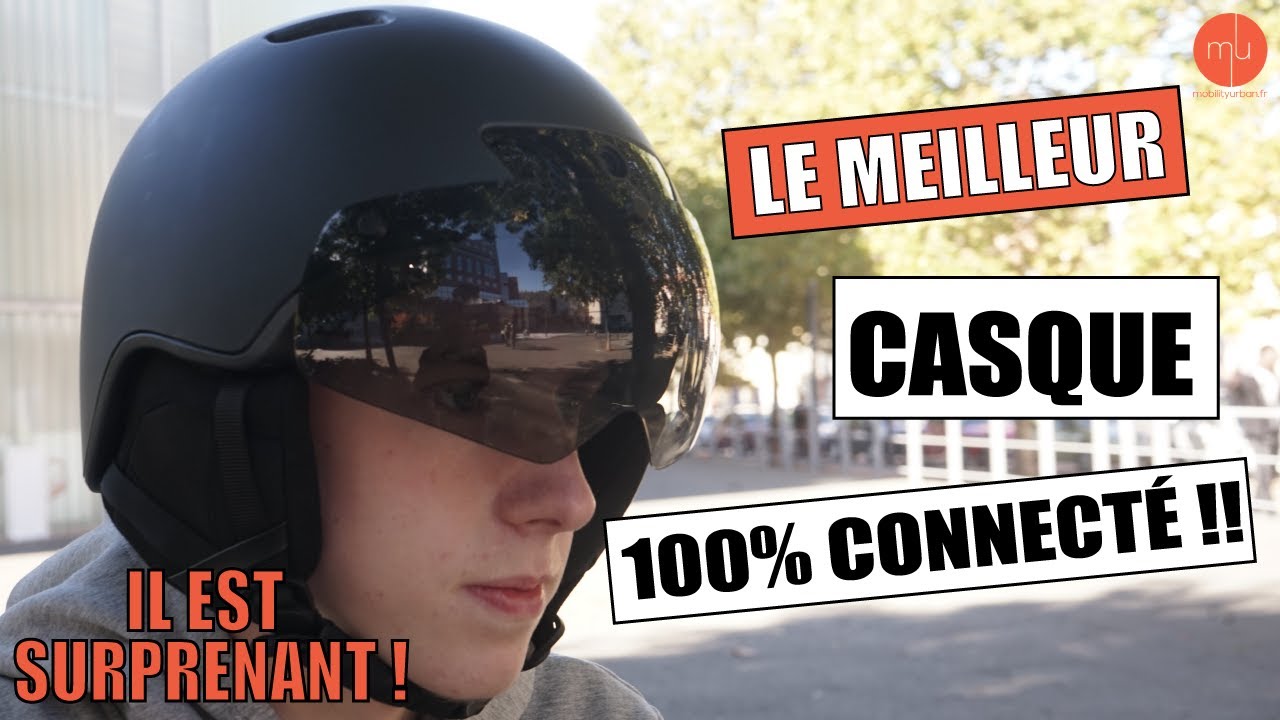 LE 1ER CASQUE 100% CONNECTÉ POUR #TROTTINETTE ÉLECTRIQUE, GYROROUE