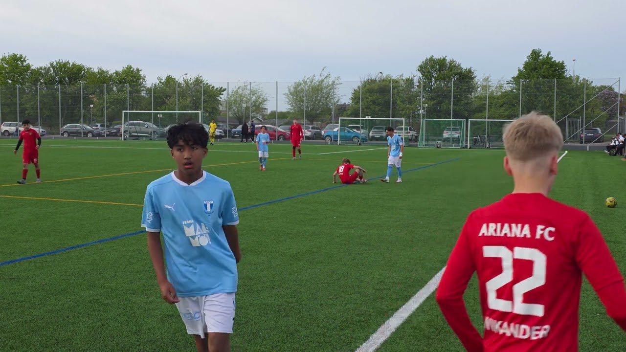 MFF P15 vs Ariana FC (3-2) Träningsmatch 1 halvlek