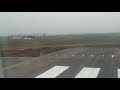 Odesa international airport (ODS). Taxiing and takeoff.