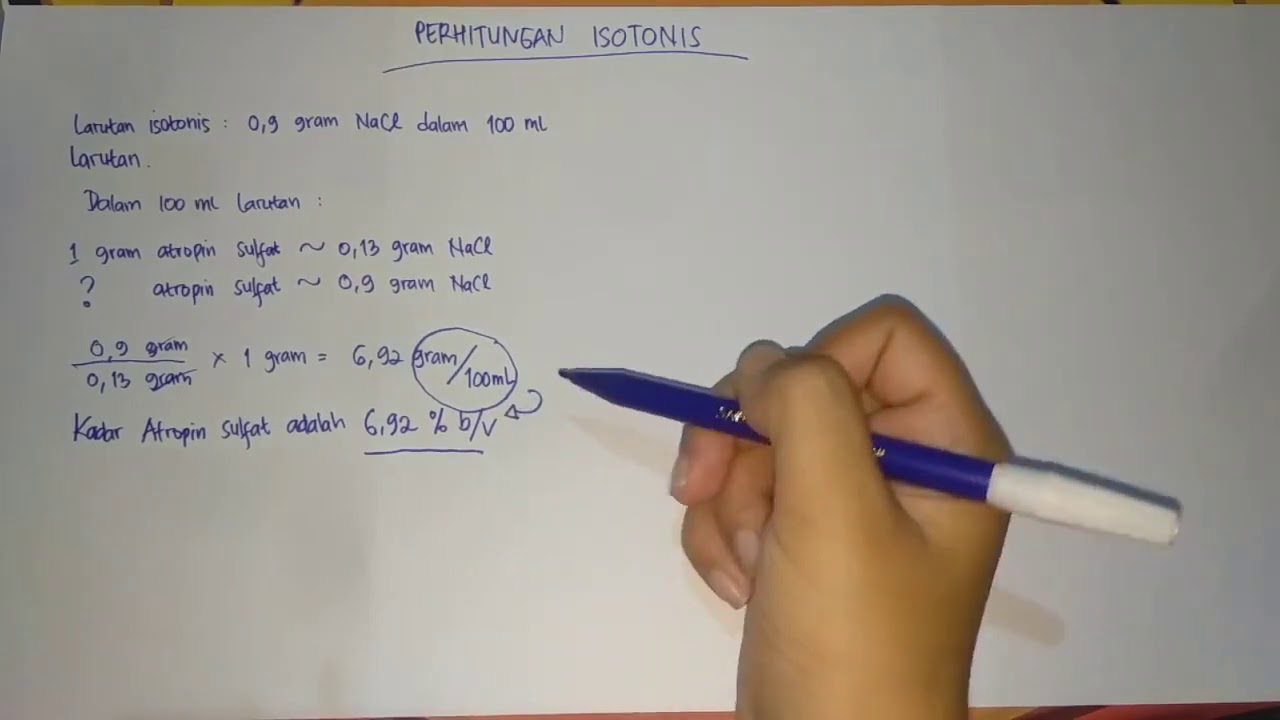 Perhitungan Isotonis Metode Ekivalensi NaCl YouTube perhitungan-isotonis-metode-ekivalensi-nacl-youtube